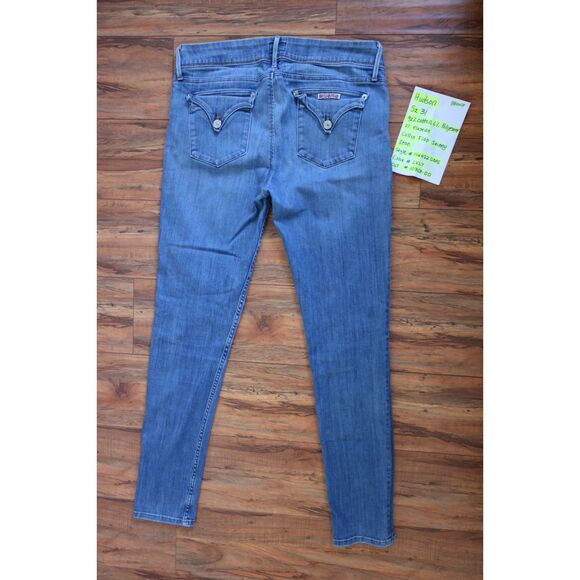 Hudson Women’s Collin Flap Skinny Jeans – Size 31 (Style NW422DMS, Color LVLY) - Picture 2 of 7
